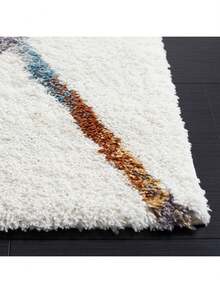 Safavieh Berber Shag 573 Indoor Power Loomed Easy Care Area Rug - Ivory - View 10