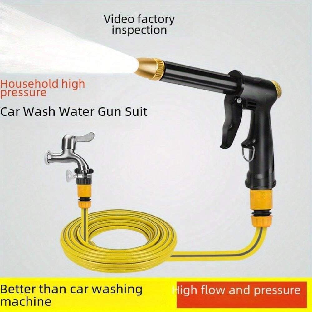 Car Washing Water Gun With US Standard Hose Connector, Garden Watering