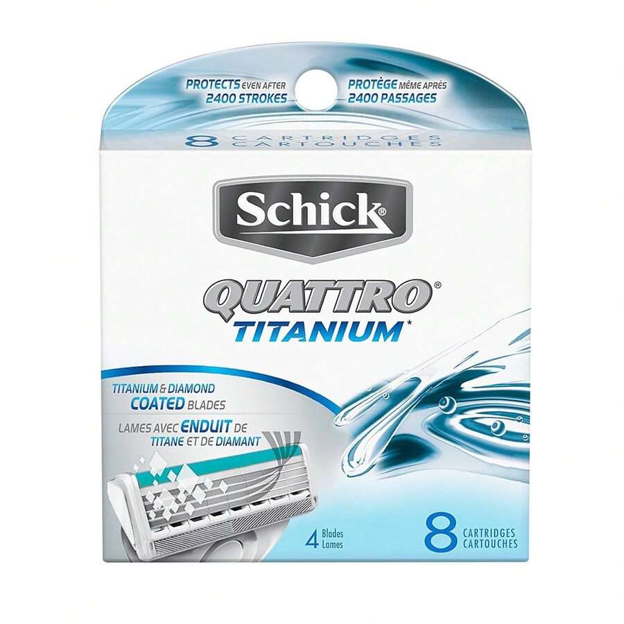 Schick Schick Quattro Titanium Refill Blade Cartridges, 8 Ct SHEIN USA