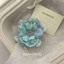 1 件时尚高端山茶花发夹，适合女士甜美可爱花朵夏季女孩发饰礼物情人节夏季爪夹发夹发夹，学校用品 - 彩色 - 查看 11