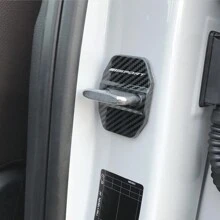 4 peças Capa protetora de emblemas de cobertura de fechadura de porta de aço inoxidável para Dodge Ram 1500 2500 3500 acessórios de carro
