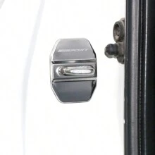 4 peças Capa protetora de emblemas de cobertura de fechadura de porta de aço inoxidável para Dodge Ram 1500 2500 3500 acessórios de carro