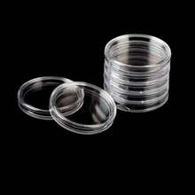 50pcs 27mm Coin Holder Case, Zodiac Commemorative Coin Protective Display Box - Transparent - View 1