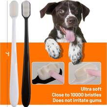 4-Pack Ultra Soft Dog Toothbrush For Small To Large Dog Brushing Toothbrush For Cats & Dogs Teeth Cleaning & Protecting Pet Teeth For Convenient Care Puppy Toothbrush Set - Multicolor - View 2