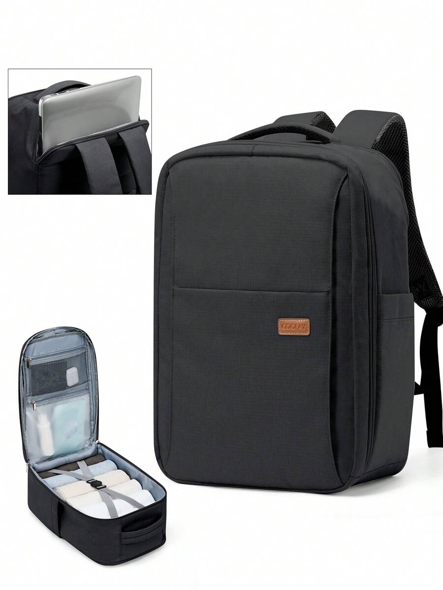 手提行李40*25*20艙房背包,輕便大容量旅行背包女士短途出差旅行行李袋大學生通勤商務背包電腦背包適用於15英寸筆記本電腦,適用於商務旅行露營學校用假期商店行李旅行組織器材女士袋男士禮物戶外禮物