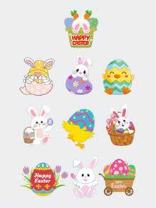 10 Piezas Decoraciones De Pascua - Multicolor - Ver 3