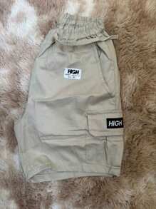 Men Shorts - Beige - View 1