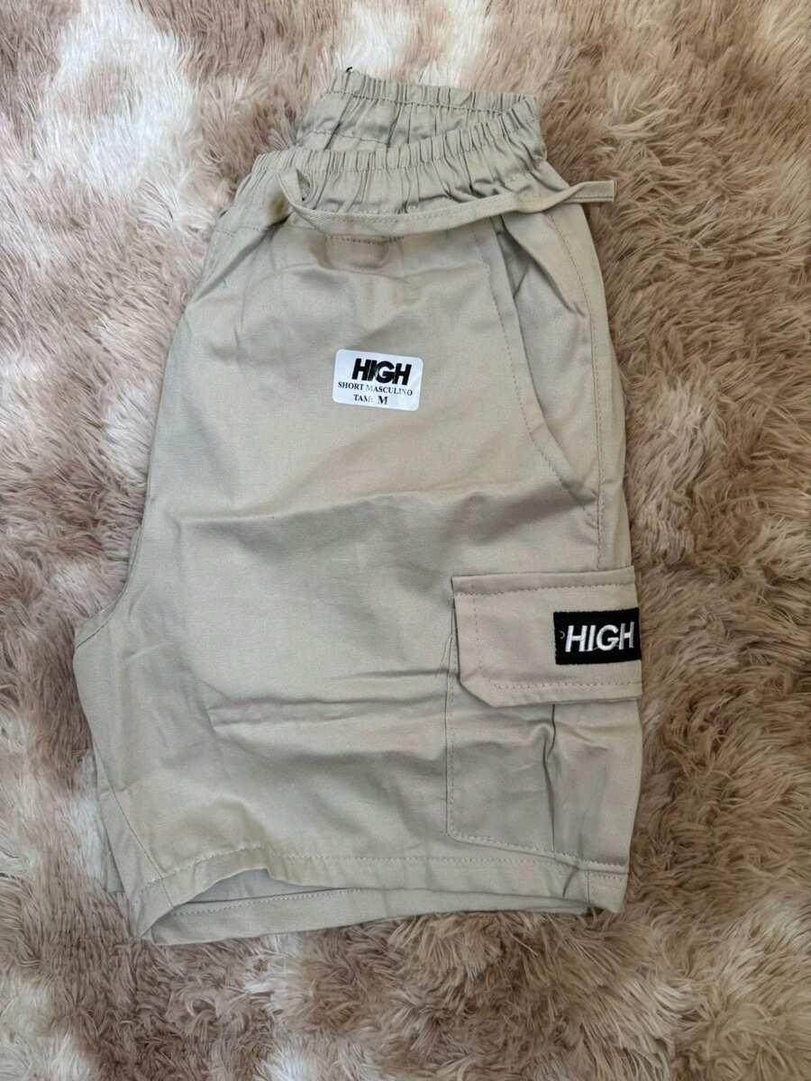 Men Shorts - Beige - View 1