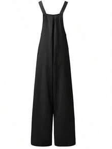 Women Jumpsuits - 黑色 - 查看 7