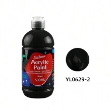 Xin Bowen Acrylic Paint Set Large Bottle Acrylic Paint 16.9oz (500ml) Premium Acrylic Paints Large Capacity For Artists Beginners And On Canvas Rocks Wood Ceramic Fabric
