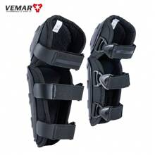 VEMAR Motorcycle Knee Pad Elbow Protector Combo Motocross Cycling Elbow Knee Guard Reflective 4Pcs Protective Gear Outdoor Sport - Black - View 3
