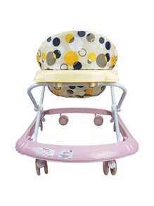 Andadera para Bebe Plegable,Musical, Andador 8 Llantas de Gel Abeja - Rosa - Ver 7