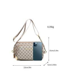 Fashionable Middle-Aged Women Chest Bag/Waist Bag, Versatile - Grey - View 7