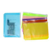 12入組A5活頁夾，6孔打孔活頁夾，PVC活頁袋，文件收納袋，適用於筆記本、日記、預算收納 - 彩色 - 查看 7