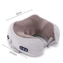 Neck Massager Electric Vibrating Cushion USB Rechargeable Wireless Bivolt - Giống đực - Xem 3