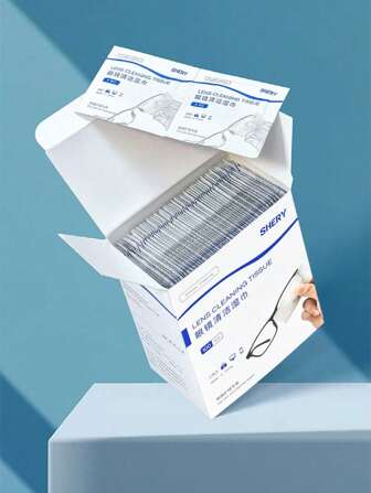 100 Pack Portable Eyeglass, Mobile Phone & Computer Screen Cleaning & Anti-Fog Wet Wipes
