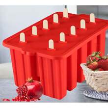 Eis am Stiel Formen, 10 Stücke Silikon Eis am Stiel Formen, Eis am Stiel Hersteller, Eis am Stiel Formen, Selbstgemachte Eis am Stiel, Wiederverwendbare Eis am Stiel Hersteller, einfache Freigabe