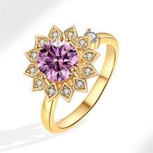 1 Độc Đáo Thời Trang Pha Lê Cối Xay Gió Nhẫn Cho Nữ Đốt Ngón Tay Mở Đầu Lo Âu Vòng Nhẫn Trang Sức Dự Tiệc Quà Tặng - TJZ582 - Xem 5