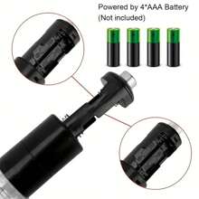 1入組電動胡椒研磨機，可調節香料研磨機，自動胡椒磨，可重复使用的廚房露營野餐胡椒碎機，廚房小工具 - 彩色 - 查看 7