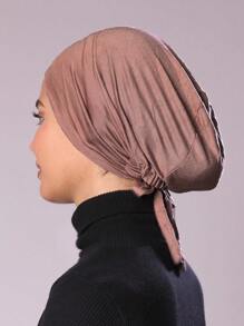 1pc Ladies' Tie-Back Undercap Muslim Inner Cap Hat Hijab - Multicolor - View 3
