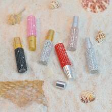 1pc 5ml/10ml Crystal Diamond Perfume Bottle, Cosmetic Liquid Container, Portable Travel Size Refill Spray Bottle - Multicolor - View 6