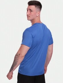 Men T-Shirts - Màu xanh lam - Xem 3