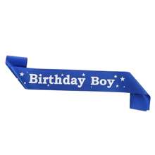 Birthday Sash Blue, Gold Foil Letter Birthday Sash For Men Funny Birthday Party Favors For 10th 11th 13th 15th 16th 18th Bday Sash Gift Decorations,Christmas