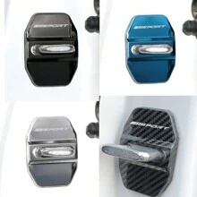 4 peças Capa protetora de emblemas de cobertura de fechadura de porta de aço inoxidável para Dodge Ram 1500 2500 3500 acessórios de carro