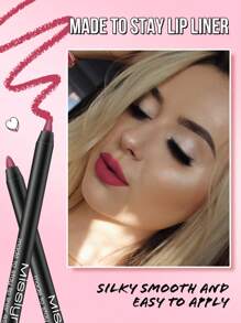 Misslyn 3支装持久唇线笔套装，持久显色，顺滑配方，防水防汗，质地细腻易上妆，色泽鲜艳，适合Y2K妆容、派对、海滩、旅行、度假、露营、户外活动、新年、情人节等场合，是时尚女孩的理想礼物，也适合节日、校园、春节、情人节等场合。纯素配方，不含动物成分。 - Shade 138+43+46 - 查看 5