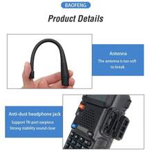 2PCS Baofeng UV-5R USB Long Range Ham Amateur With FM Radio Long Range Portable Two Way Radio Baofeng UV- 5R CB Radio Walkie Talkie