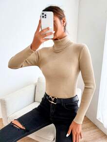 Women Sweaters - Nude - View 5