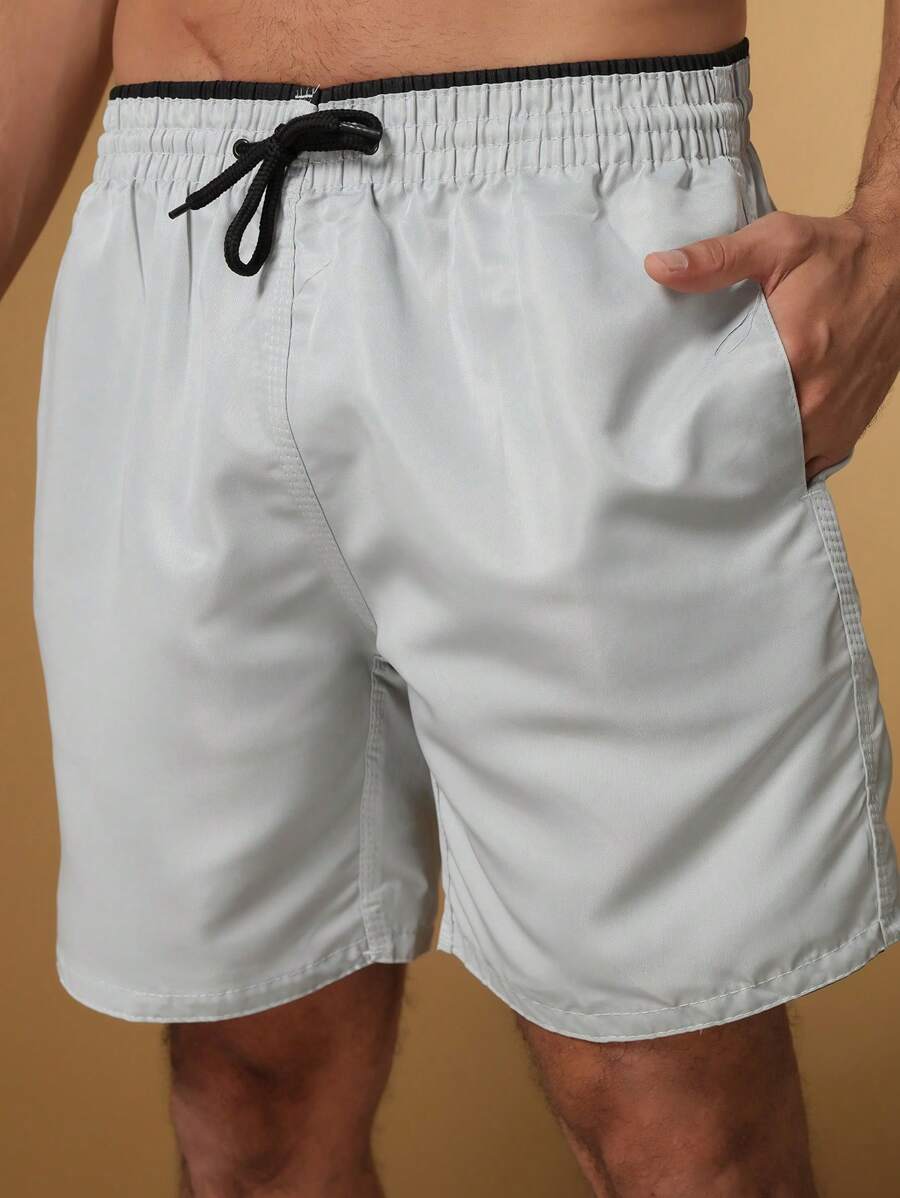 Men Shorts - 淺灰色 - 查看 1