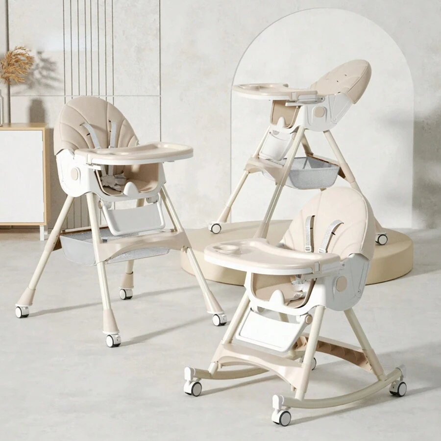 Cochildor Multi-Functional Dining Chair, Outdoor Dining Chairs, Switchable In Multiple Forms, Adjustable Backrest In Multiple Levels, Five-Point Seat Belt, Portable And Foldable - Perfect For Outdoor Travel And Holiday Gift Giving
