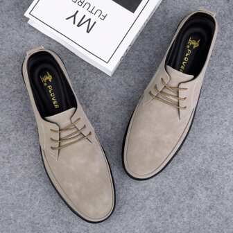 Men's Casual Leather Shoes, High Quality Fashion Business Formal Shoes