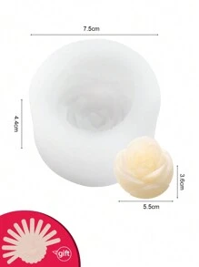 1 Khuôn silicon DIY thiết kế hoa - trắng - Xem 17