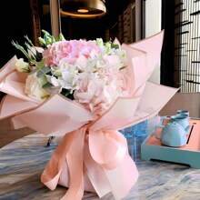 20Counts Gold Edge Fresh Flowers Wrapping Paper,DIY Crafts,Gift Packaging Or Gift Box Packaging,Waterproof Flower Wrapping Paper 22.8X22.8 Inches Florist Bouquet Supplies,Gold Edge, Back To School Valentine Day - Magic Edge Powder - View 5