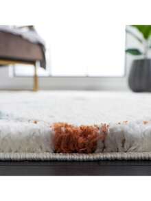 Safavieh Berber Shag 573 Indoor Power Loomed Easy Care Area Rug - Ivory - View 8