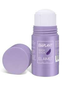 12 Mascarilla de Barro Limpieza Profunda Quita Acne, Matificante, Purificante, Quita Manchas, Tonificante, Cierra Poros, Blanqueamiento, Puntos Negros - Berenjena - Ver 1