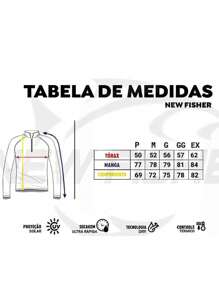 Camisa Camiseta Blusa de Pesca Traíra Trairão com Proteção Solar uv50+