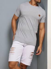 Men Shorts - 白色 - 查看 5