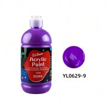 Xin Bowen Acrylic Paint Set Large Bottle Acrylic Paint 16.9oz (500ml) Premium Acrylic Paints Large Capacity For Artists Beginners And On Canvas Rocks Wood Ceramic Fabric