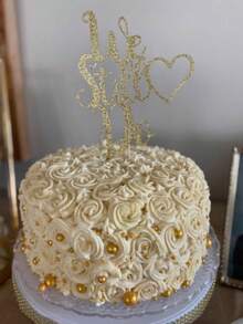 1 set 85g Decoración de pastel con perlas de azúcar doradas (solo para decoración, no comestible) para decoración de pasteles horneados, decoración de magdalenas con papel, decoración de galletas y helados, adecuada para celebraciones de festivales y fiestas de cumpleaños - Multicolor - Ver 8