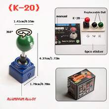 Mũ Phím Có Thể Thay Thế K20 Với Đế Kim Loại Máy Chơi Game Keycap 3 Màu Retro Cần Điều Khiển Keycap Máy Chiến Đấu Cần Điều Khiển Nắp Phím Cho Bàn Phím Cơ Phím ESC 6 Miếng Dán Bóng 3 Màu Có Trạm Lưu Trữ Thích Hợp Cho MX Cross Switch - Nhiều màu - Xem 14