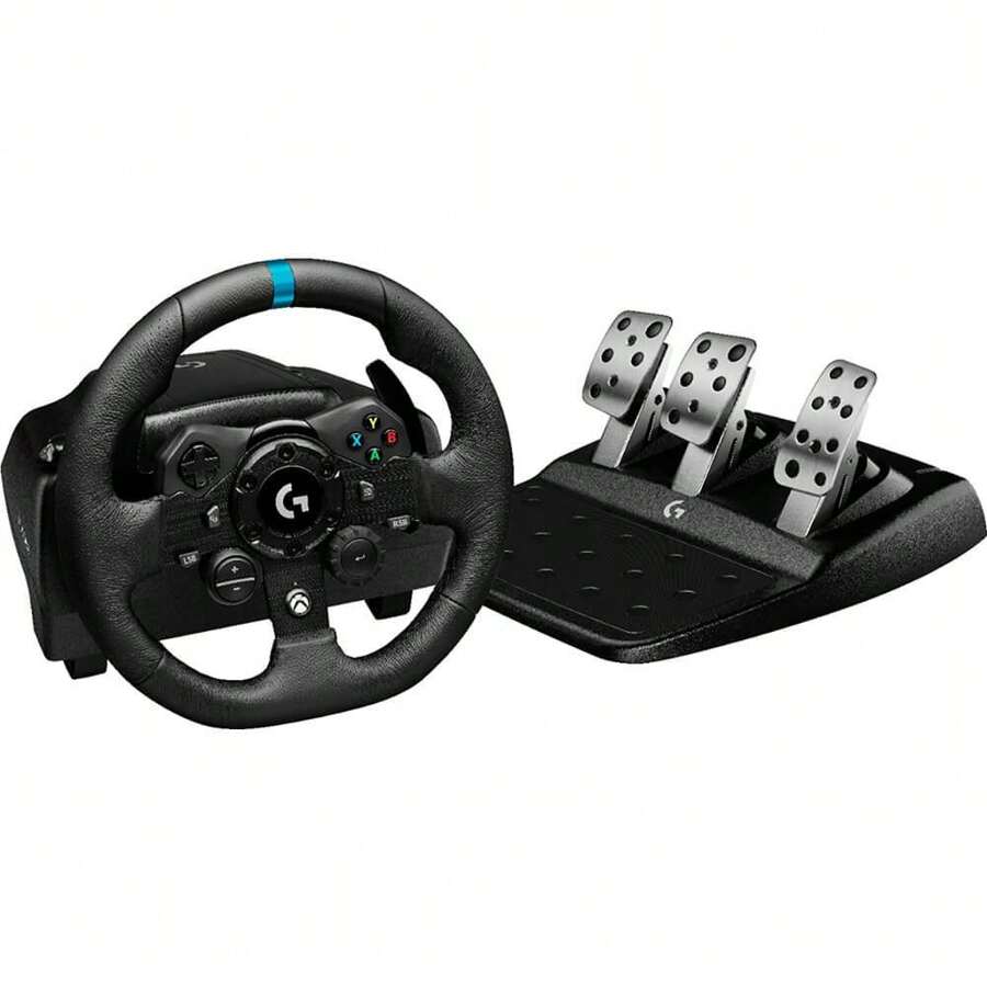 941000156 G923 Racing Wheel And Pedals For  Series X|S,  One And PC - Black - Black - View 1