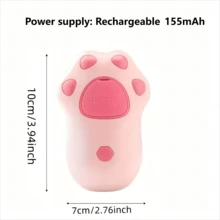 1入組3合1貓噴霧刷，按摩和自清潔蒸汽美容工具，多功能塑料貓蒸汽刷，適用於寵物