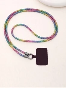 1 dây đeo điện thoại di động đính đá Rhinestone, vòng đeo tay đeo vai bằng xích lấp lánh chống thất lạc, chống rơi, quà tặng cho mẹ, gia đình, bạn bè, sinh nhật, ngày lễ - Nhiều màu - Xem 2