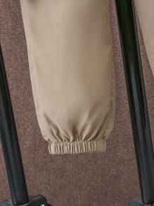 少年男孩夏季休閒條紋拼接襯衫和迷彩長褲套裝