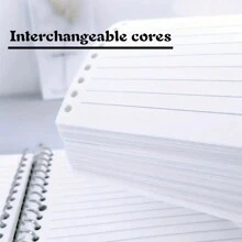 1pc,A5/B5,54sheets,108pages,Binder,Indexing Notebook,Feather Planner,Removable Loose-Leaf,Office,School Supplies,Multicolor Bookmark Binder,School Supplies,Back To School
