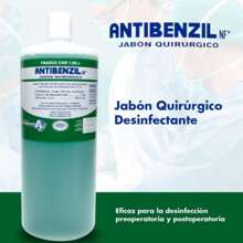 Antibenzil Jabón Líquido Verde 1L. - Verde - Ver 3