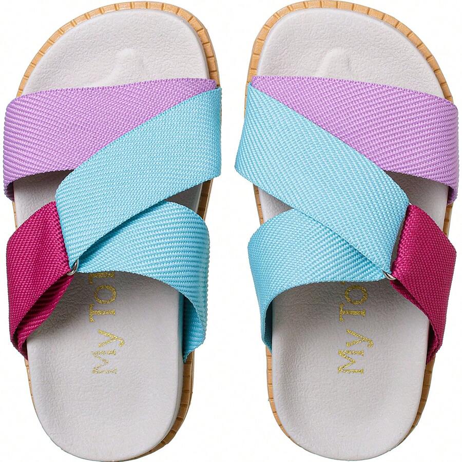 My ToT Teen Fashion Slippers - 藍色 - 查看 1